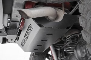 Jeep Wrangler Muffler Skid Plate - Rough Country - '07-'18